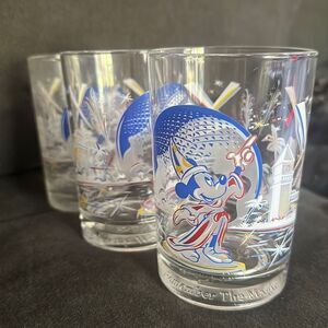 Vintage Disney Glass. 1 still available. Remember the magic. Walt Disney World